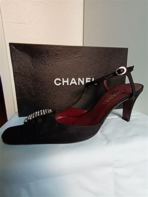 scarpe col tacco chanel|Scarpe col tacco da donna neri CHANEL .